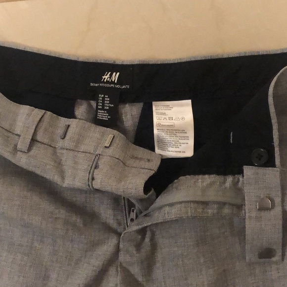 GREY H&M Skinny Fit/ Coupe Moulante Pants - Picture 3 of 4